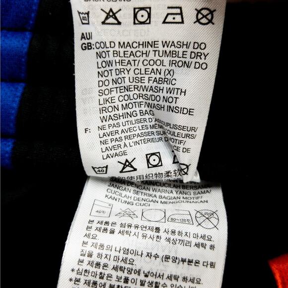 Adidas Harden Jogger Pants Men’s XL (Fits 29W) Black Cropped Multicolor Stripe - Picture 12 of 13